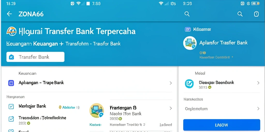 Antarmuka pengguna ZONA66 yang sederhana dan intuitif.